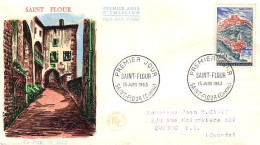 France Saint-Flour 1963 FDC Cover ( A90 56) - Otros & Sin Clasificación