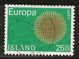 Islande 1970 N° Y&T : 396 Obl. - Usati