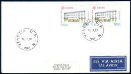 Italy Venezia Post Office Europa FDC Cover To Canada ( A91 877) - Altri & Non Classificati