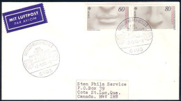 Allemagne Griesheim Bar Le Duc Europa FDC Cover To Canada ( A91 841) - Pollution