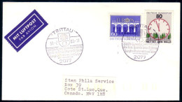 Allemagne 1985 Horloge Clock Europa FDC Cover To Canada ( A91 816) - Clocks