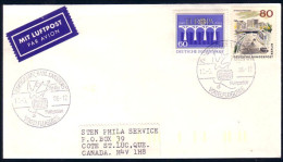 Germany 1986 Europa FDC Cover Flight By Pidgeon ( A91 815) - Palomas, Tórtolas