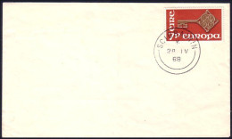 Eire Ireland Cle Metal Key 1968 Europa FDC Cover ( A91 803) - Minerales