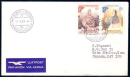 Liechtenstein 1983 Europa FDC Cover To Canada ( A91 792) - Cartas & Documentos