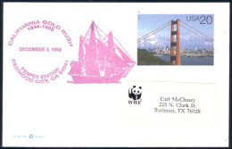 US Postcard California Gold Rush Redwood City, CA DEC 5, 1998 ( A91 712) - Minerales