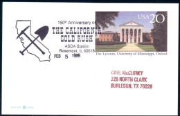 US Postcard California Gold Rush Rosemont, IL FEB 3, 1999 ( A91 717) - Minerals