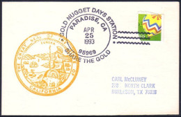 US Postcard Gold Nugget Days Paradise, CA APR 25, 1993 ( A91 685) - Minerals