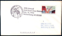 US Cover Gold Rush Days Wickenburg, AZ FEB 12, 1993 ( A91 684) - Minerales