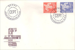 Suisse Flags Drapeaux Europa FDC Cover ( A91 521) - Enveloppes