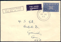 Ireland Eire Europa 1963 1sh 3p Europa FDC Cover ( A91 489) - Autres & Non Classés