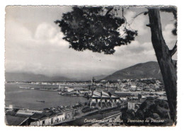 CASTELLAMARE DI STABIA, PANORAMA, B/N, VIAGGIATA 1955      **//** - Castellammare Di Stabia