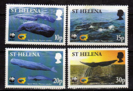Saint Helena Island 2002 Worldwide Nature Protection - Sperm Whale. WWF.  MNH** - Sint-Helena
