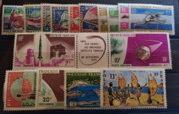 POLYNESIE ANNEE COMPLETE 1966 NEUF *  36 à 45 Et PA 16 à 21 - Unused Stamps