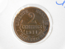 France 2 Centimes 1911 (77) - 2 Centimes