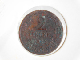 France 2 Centimes 1912 (79) - 2 Centimes