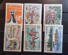 POLYNESIE - ANNEE COMPLETE 1967 - YVERT N°46/51 * - Ungebraucht