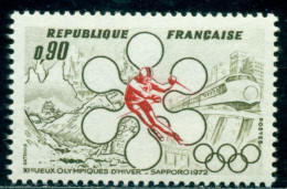 1972 Sapporo Winter Olympics,ski,Monorail,mountains,pagode,France,1781 ,MNH - Winter 1972: Sapporo