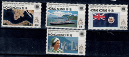 HONG KONG 1983 COMMONWEALTH DAY MI No 411-4 MNH VF!! - Nuovi