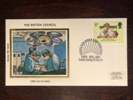 UK FDC COVER 1984 YEAR DOCTOR SURGERY PEDIATRICS HEALTH MEDICINE STAMPS - Covers & Documents