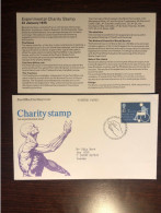 UK FDC COVER 1975 YEAR DISABLED PEOPLE HEALTH MEDICINE STAMPS - Brieven En Documenten