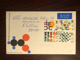 UK FDC COVER 1977 YEAR BIOCHEMISTRY PHARMACY HEALTH MEDICINE STAMPS - Covers & Documents