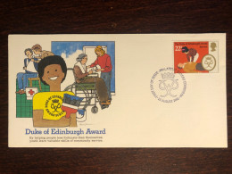 UK FDC COVER 1981 YEAR RED CROSS DISABLED HEALTH MEDICINE STAMPS - Lettres & Documents