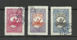 LITAUEN Lithuania 1926 Michel 243 - 245 O Schwalbe - Rondini