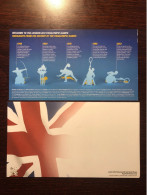 UK FDC SPECIAL COVER 2012 YEAR PARALYMPICS DISABLED IN SPORTS HEALTH MEDICINE STAMPS - Brieven En Documenten