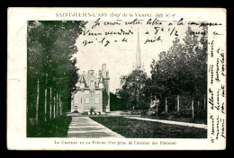 86 - SAINT-JULIEN-L'ARS - LE CHATEAU ET LA FLECHE - Saint Julien L'Ars