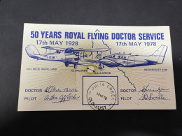 28-2-2024 (1 Y 27) 50 Years Of The Royal Flying Doctor Service In Australia - 1928-1978 - Andere (Lucht)