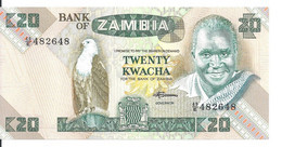 ZAMBIE 20 KWACHA ND1980-88 UNC P 27 E - Zambie