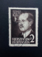 LIECHTENSTEIN MI-NR. 332 GESTEMPELT(USED) FÜRST FRANZ JOSEF II 1955 - Oblitérés