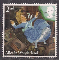 GB 2015 QE2 2nd Alice In Wonderland 'Down Rabbit Hole' SG 3659 ( A649 ) - Used Stamps