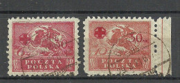 POLEN Poland 1921 Michel 155 - 156 O - Used Stamps