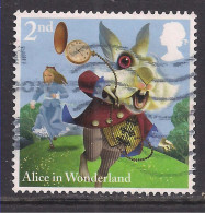 GB 2015 QE2 2nd Alice In Wonderland 'White Rabbit ' SG 3658 ( A335 ) - Used Stamps