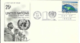 Envellope NATIONS UNIS 1e Jour N° 114 Y & T - Covers & Documents