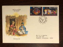 MAN ISLAND FDC COVER 1981 YEAR DISABLED PEOPLE HEALTH MEDICINE STAMPS - Man (Ile De)