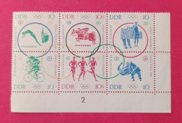 1964 DDR - Serie Jointprint MNH - Ete 1964: Tokyo