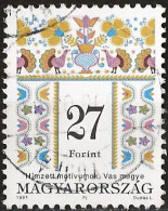 Hungary 1997 - Mi 4445 - YT 3582 ( Folk Motives ) - Usado
