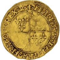 France, François Ier, Ecu D'or Au Soleil Du Dauphiné, Romans, Or, TTB - 1515-1547 Francesco I