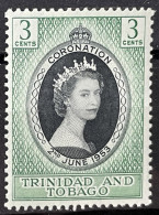 TRINIDAD  - MH*  - 1953 CORONATION ISSUE - # 279 - Trinidad Y Tobago