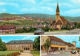 73029184 Aue Sachsen Kulturhaus Kaufhaus Oberschule Aue Sachsen - Aue