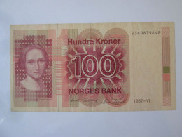 Norway 100 Kroner 1987,see Pictures - Norwegen