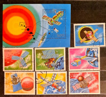 Caribbean Island 1988 Space Station World Wide Planets Stamp S/s Mi 3173-3179 - Sud America