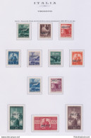 1949-50 TRIESTE A - Democratica 12 Valori , N° 56/67 La Serie Completa , MNH** - Otros & Sin Clasificación