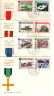 Poland 1968 Polish Army 25th Anniversary ,4  First Day Covers - FDC