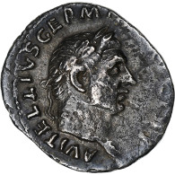 Vitellius, Denier, 69, Rome, Argent, TTB+, RIC:107 - La Dinastía Julio-Claudia (-27 / 69)