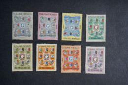 (T2) Macau Angola C. Verde Mozambique St. Thomas Timor 1953 1st Stamp OMNIBUS Issue (8v) - Unused Stamps