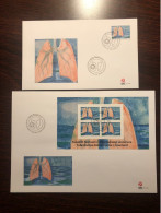 GREENLAND FDC COVER 2008 YEAR TUBERCULOSIS TBC HEALTH MEDICINE STAMPS - Covers & Documents