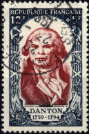 FRANCE - 1950 Yv.870 12fr+5fr Danton - Oblitéré TB - Oblitérés